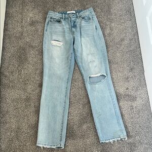 Flying Monkey Distressed Straight Leg Jean Size 26